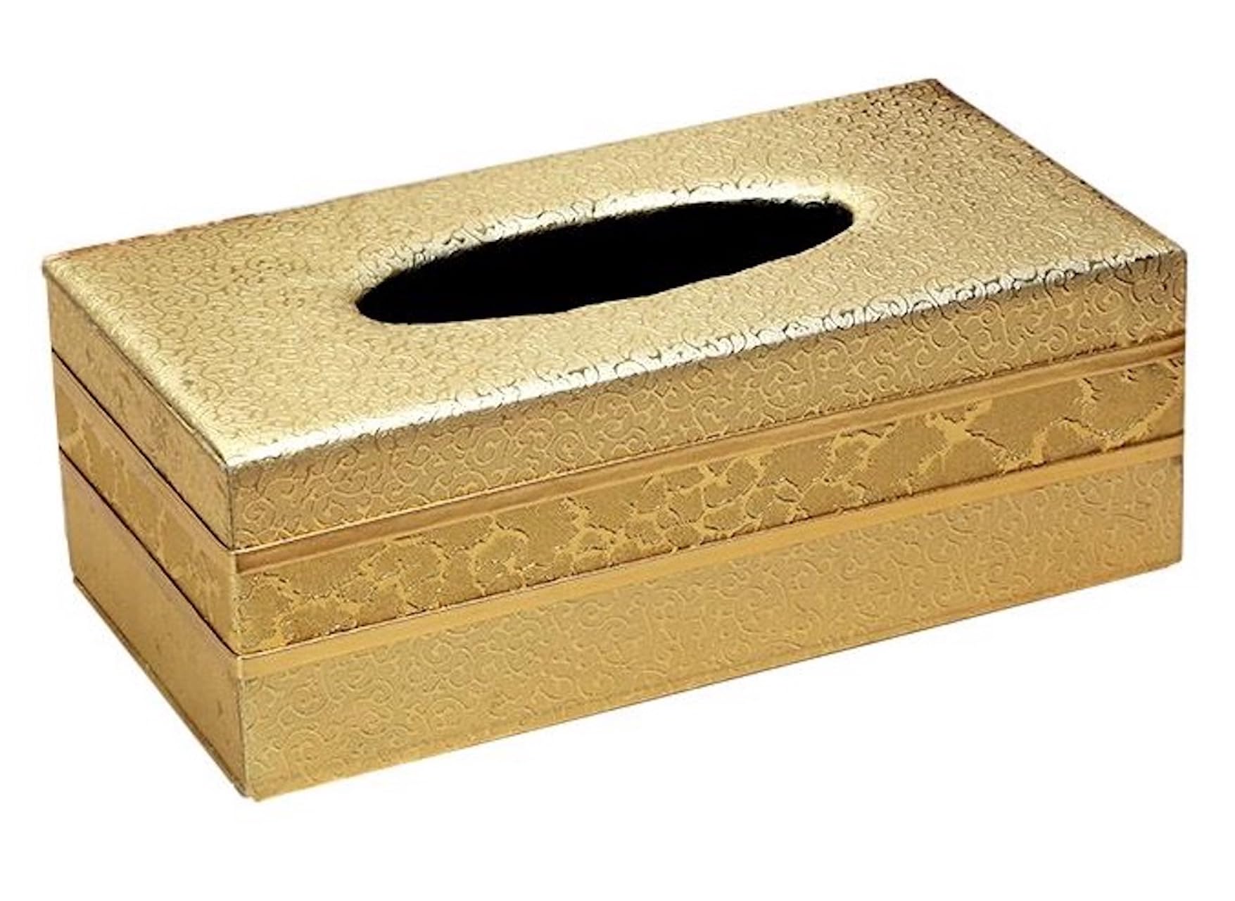 Amazon｜[Queen-b] ティッシュケース ゴージャス キラキラ ゴールド